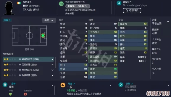 【独家】足球经理2023：潜力爆棚前锋妖星全盘点，新星闪耀绿茵场！