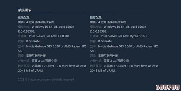 《光遇》Steam版登场！探索奇幻之旅的硬件配置全