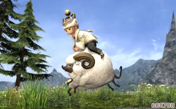 FF14：如何解锁稀有白化黑羊坐骑，尊享独特骑乘风采！
